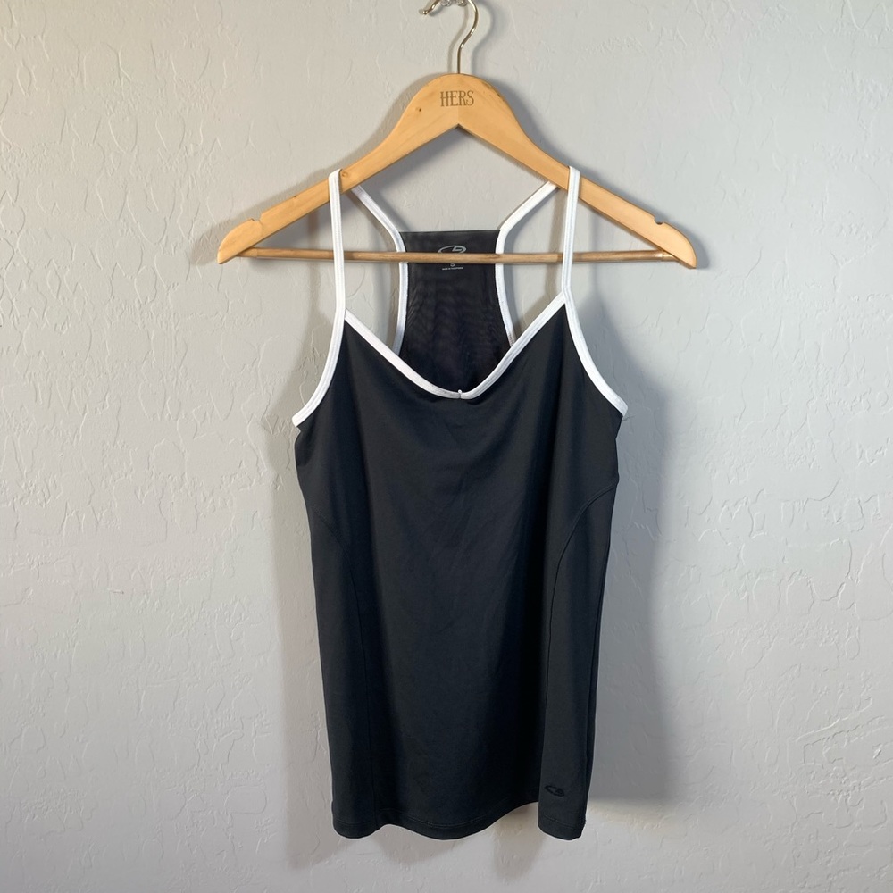 NWOT C9 Champion black mesh Active tank top size S